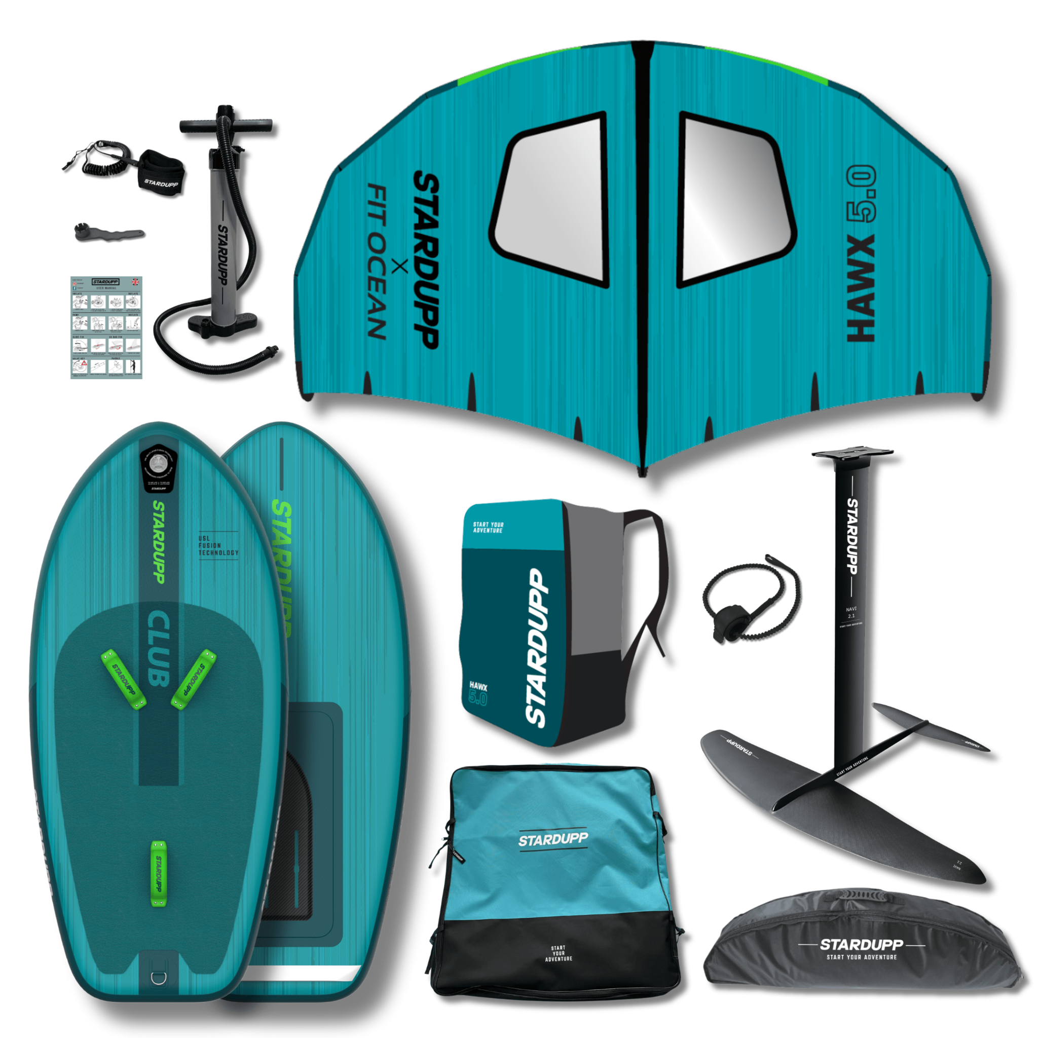 Stardupp Stardupp Wing Foil Set 5.0