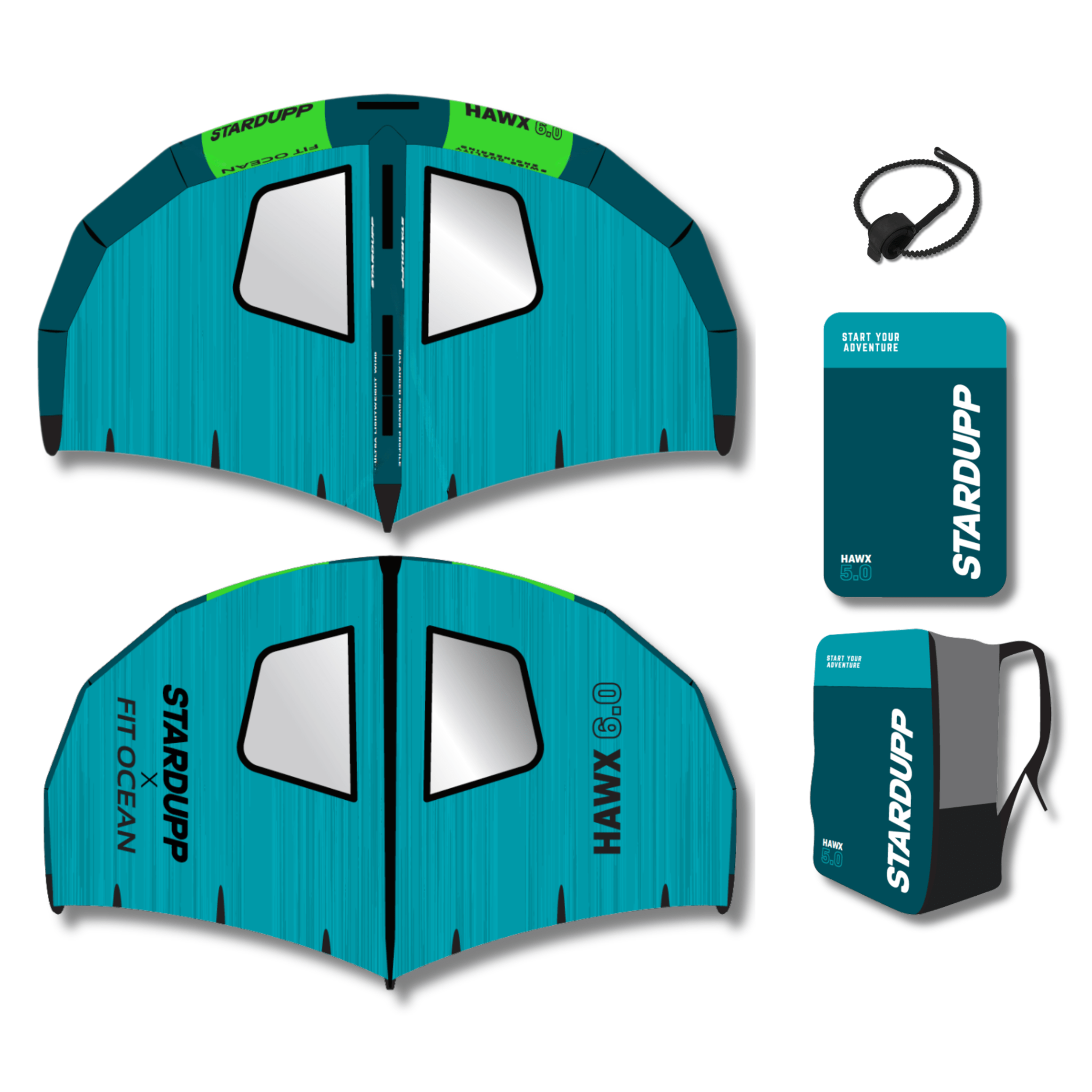 Stardupp Stardupp Hawx 6.0 Wing Soft Handles