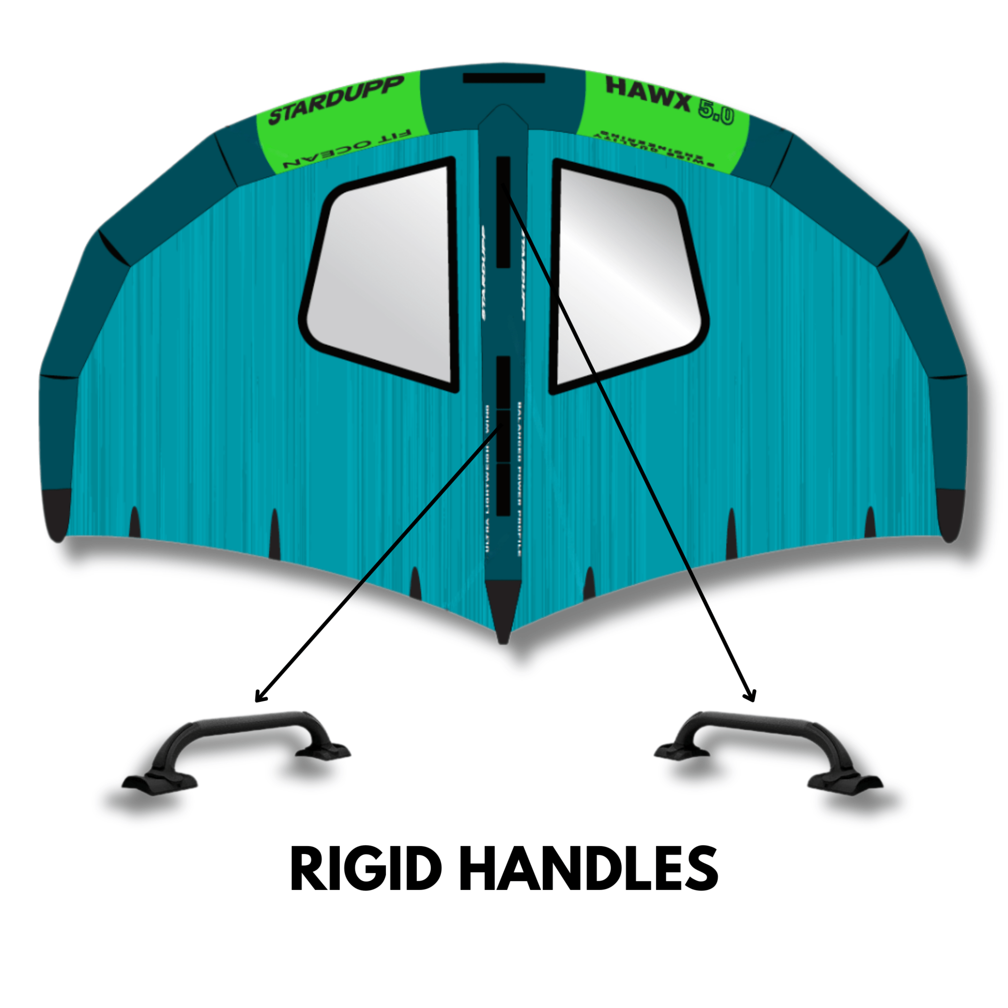 Stardupp Stardupp Hawx 5.0 Wing Rigid Handles