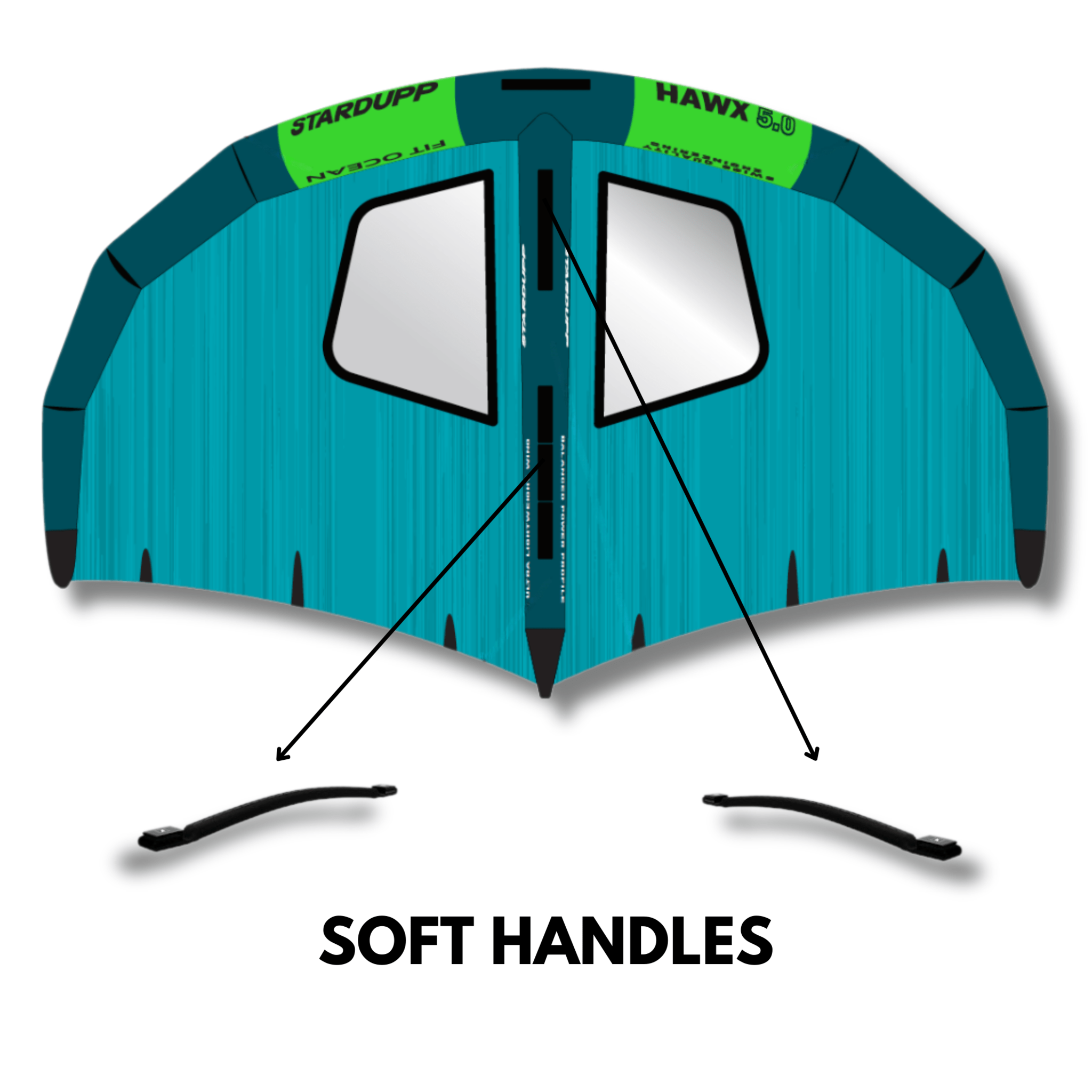 Stardupp Stardupp Hawx 5.0 Wing Soft Handles