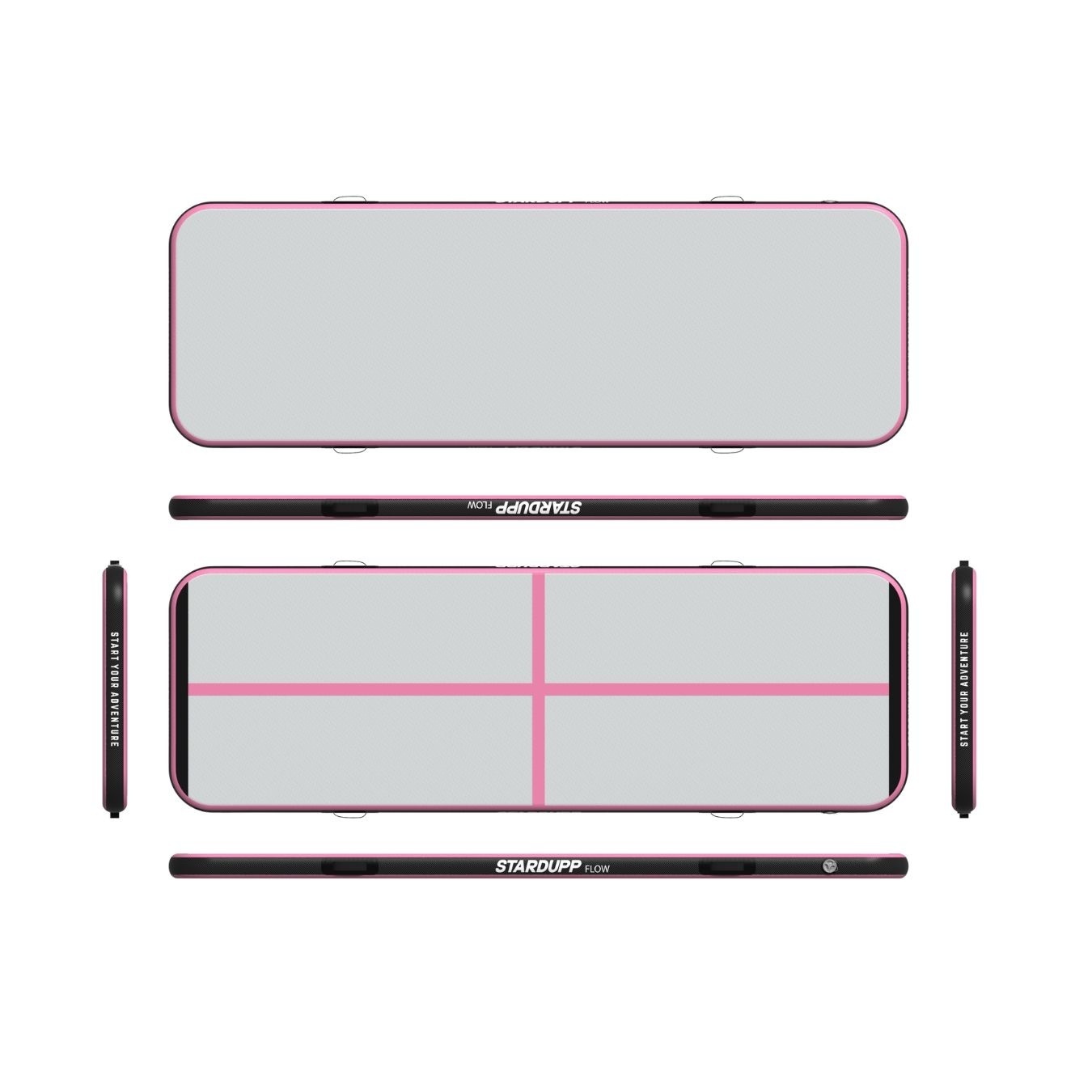 Stardupp Stardupp Flow AirTrack 3m 10cm Pink