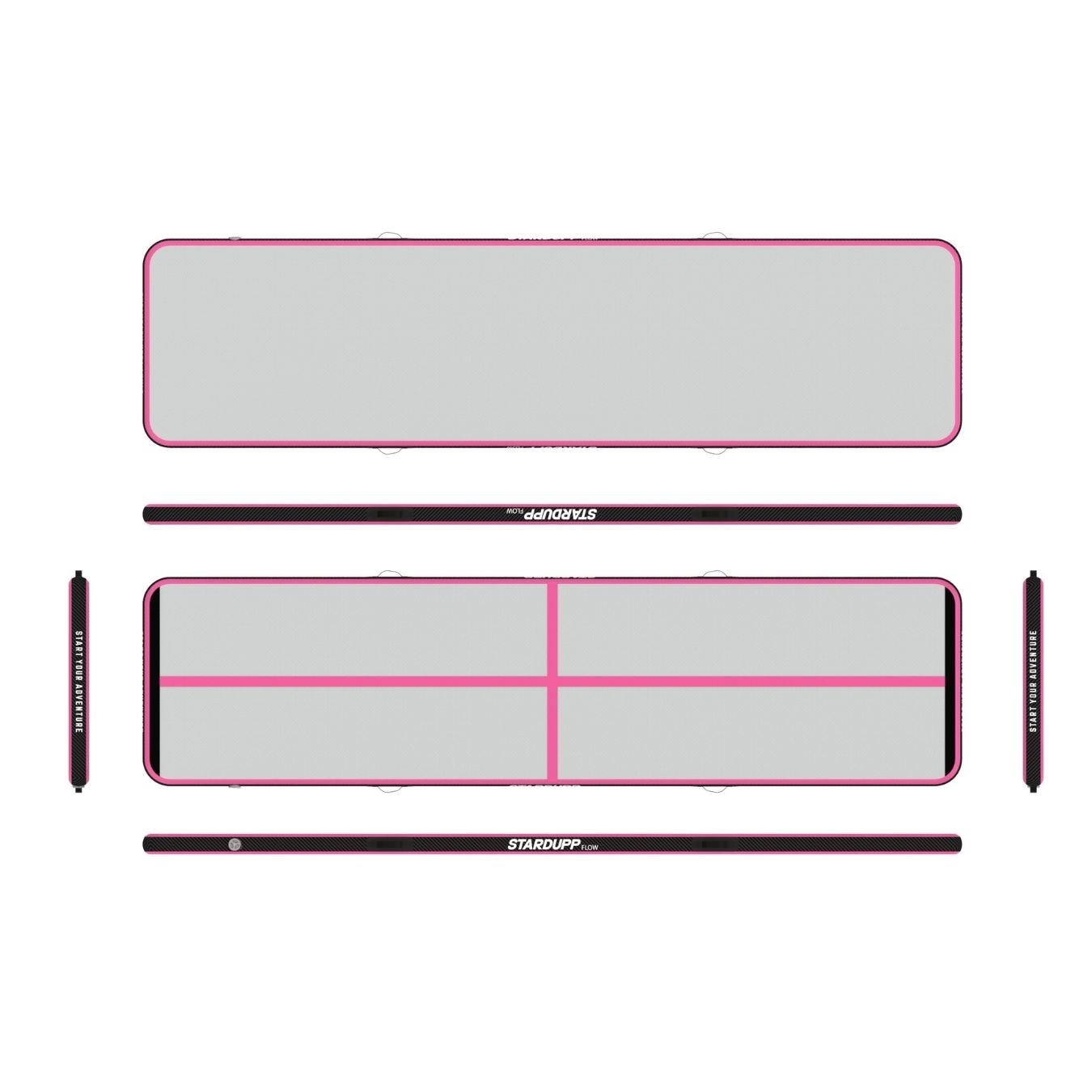 Stardupp Stardupp Flow AirTrack Pink 4m 10cm