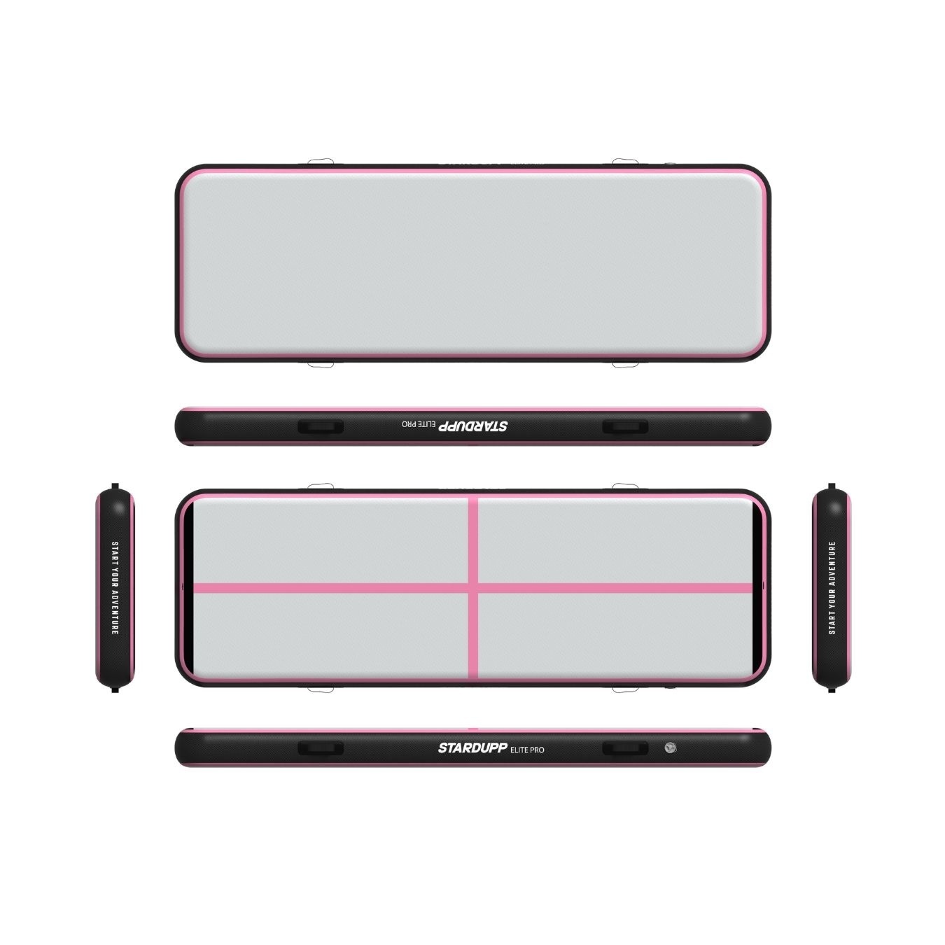 Stardupp Stardupp Elite Pro AirTrack Pink 3m 20cm