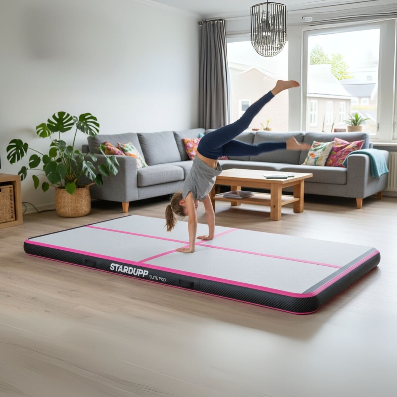 Stardupp Stardupp Elite Pro AirTrack Pink 3m 150cm 15cm