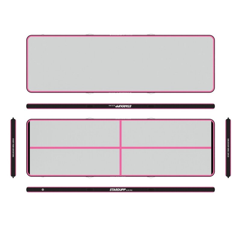 Stardupp Stardupp Elite Pro AirTrack Pink 5m 150cm 15cm