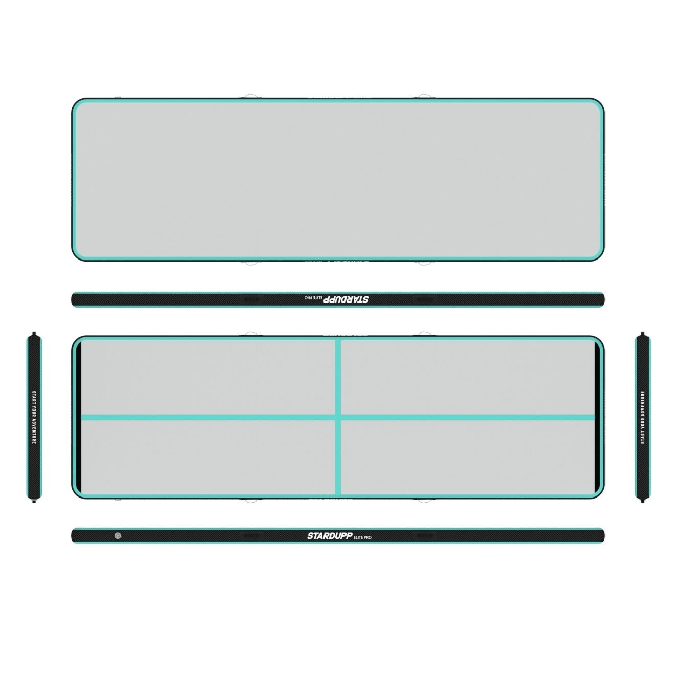 Stardupp Stardupp Elite Pro AirTrack 5m 150cm 15cm