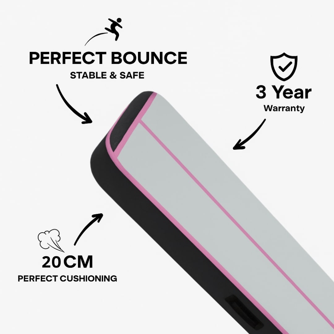 Stardupp Stardupp Elite Pro AirTrack Pink 3m 20cm