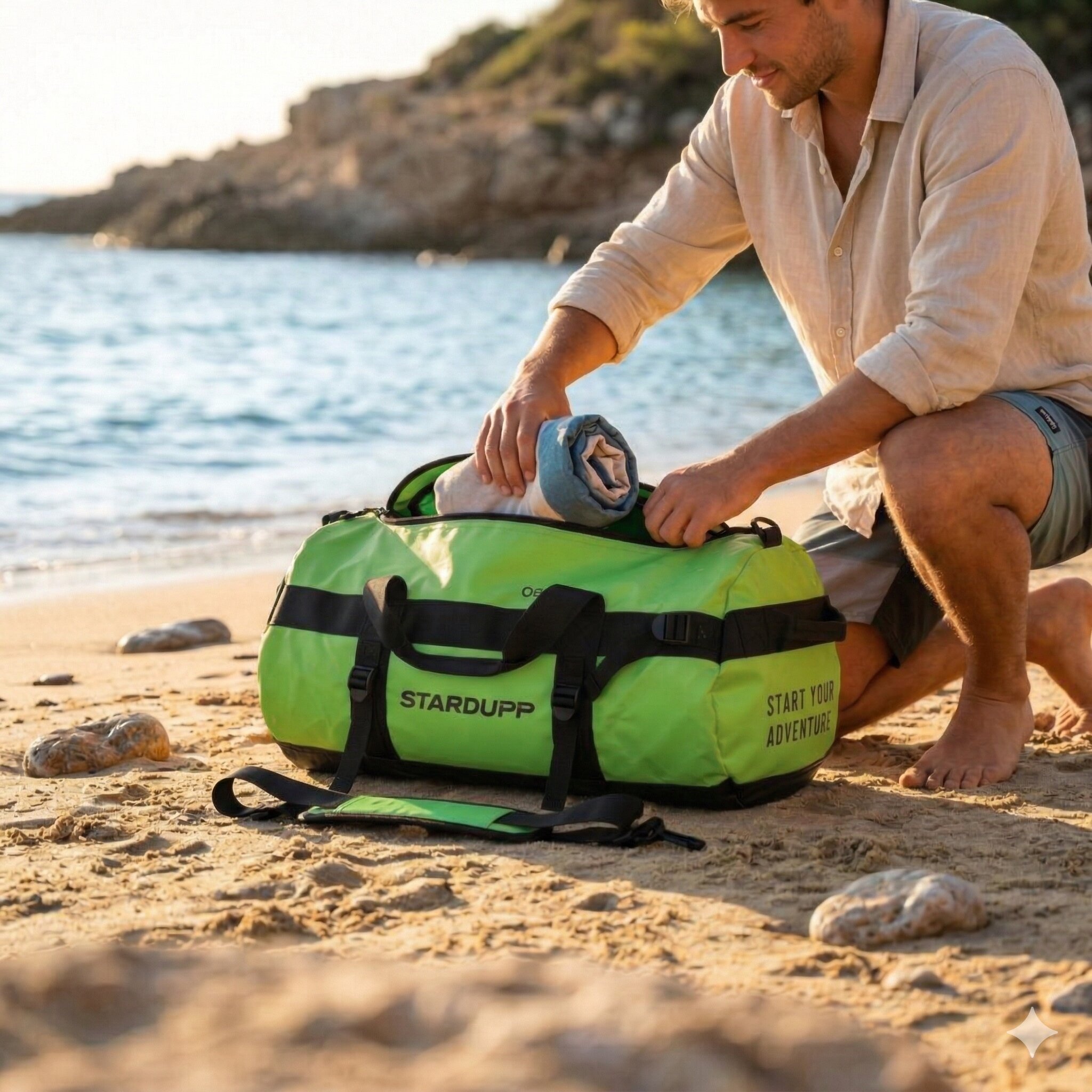 Stardupp Stardupp Waterproof PRO Duffel Bag Green
