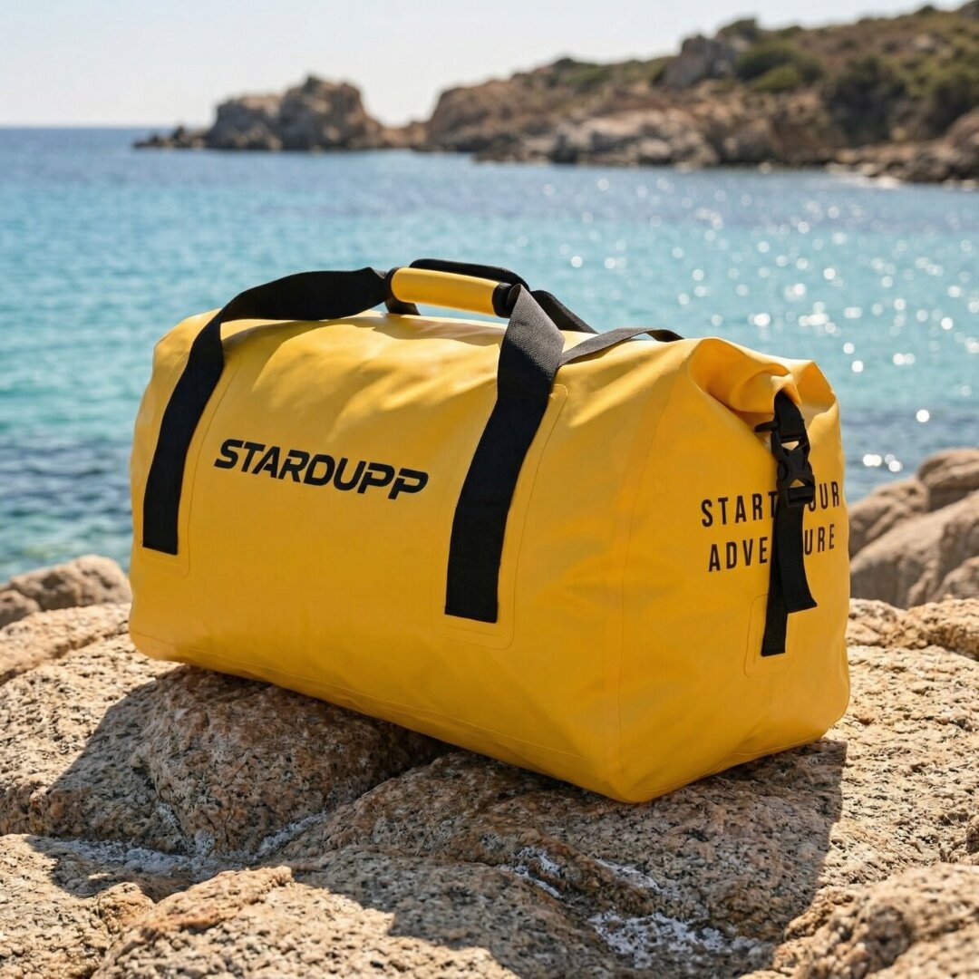 Stardupp Stardupp Waterproof Roll Duffel Bag Yellow