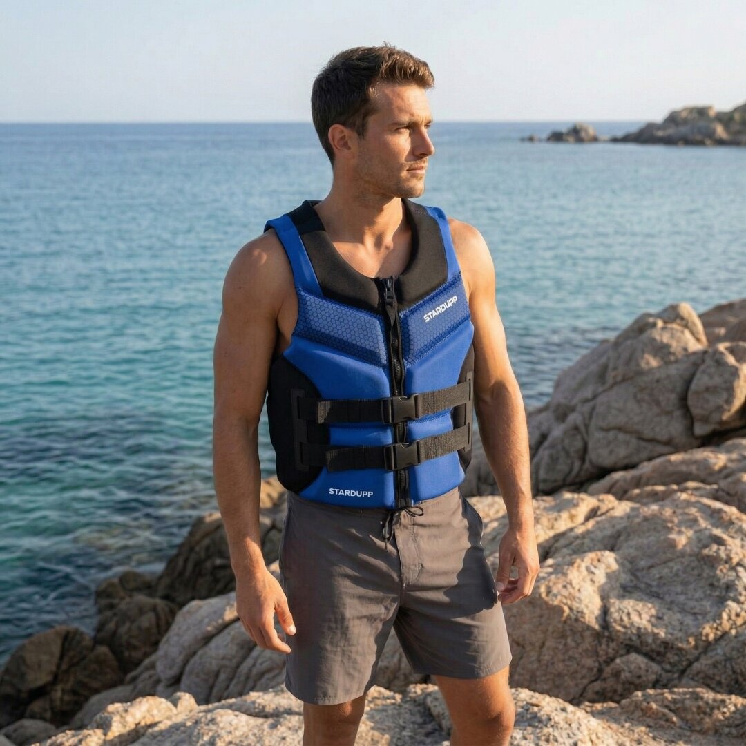 Stardupp Stardupp IRON Neoprene Impact Vest Dark Blue