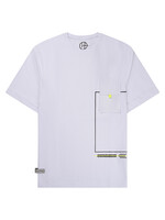 Witte T-shirt met borstzak