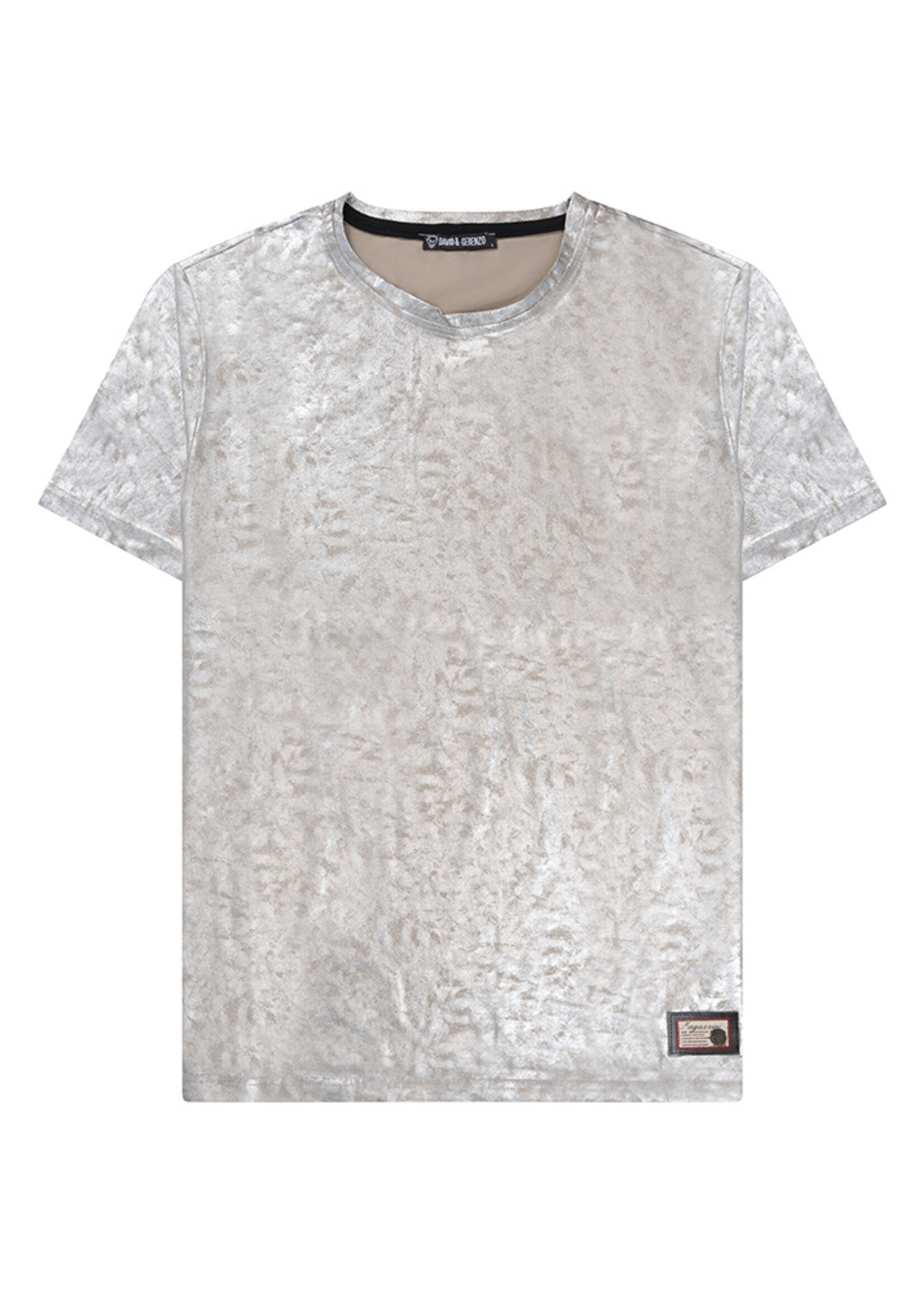 Legend Style Grijs T-shirt met Glanzend Effect