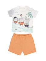 T-shirt met korte broek