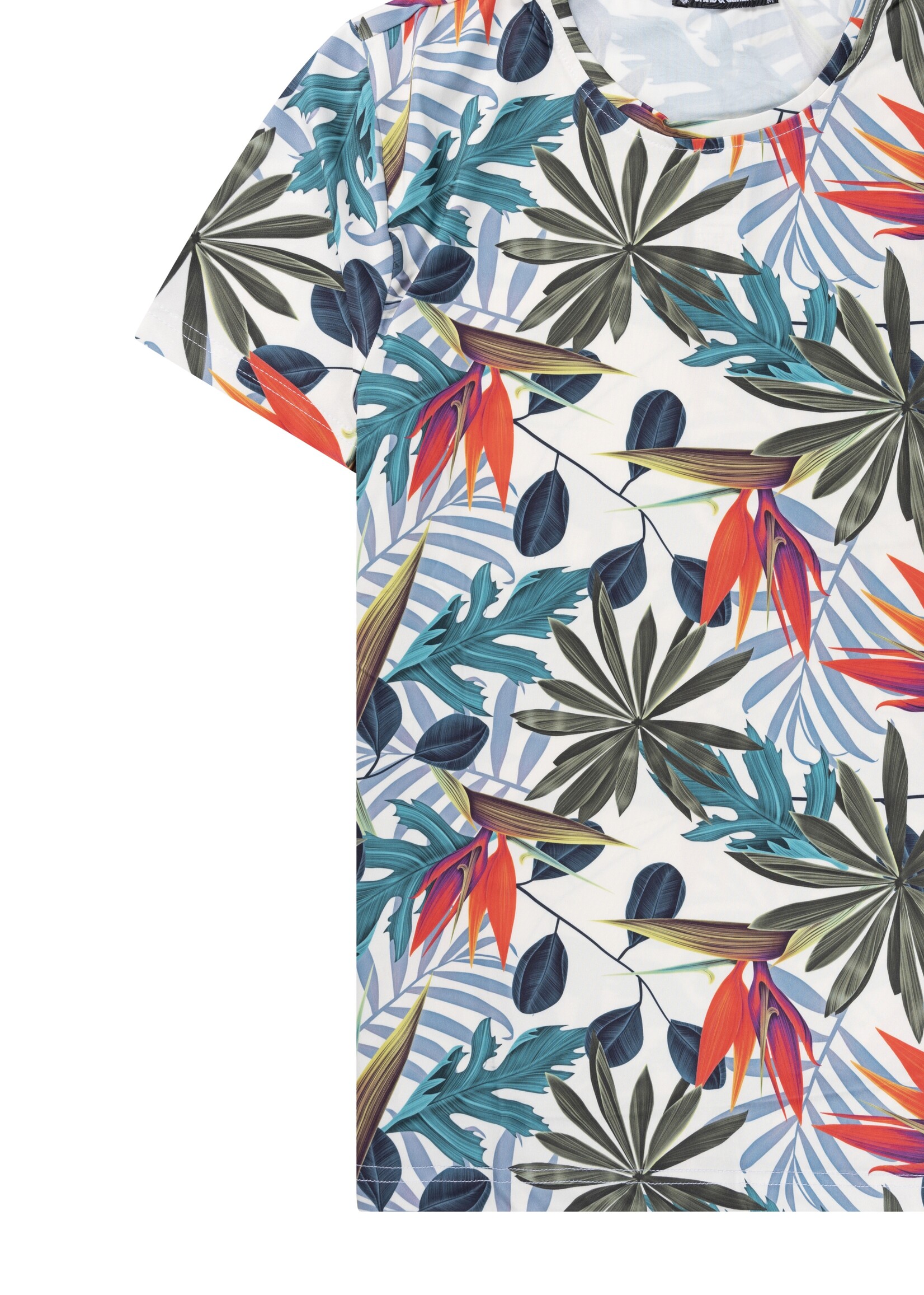 Legend Style T-shirt met opvallende bloemenprint