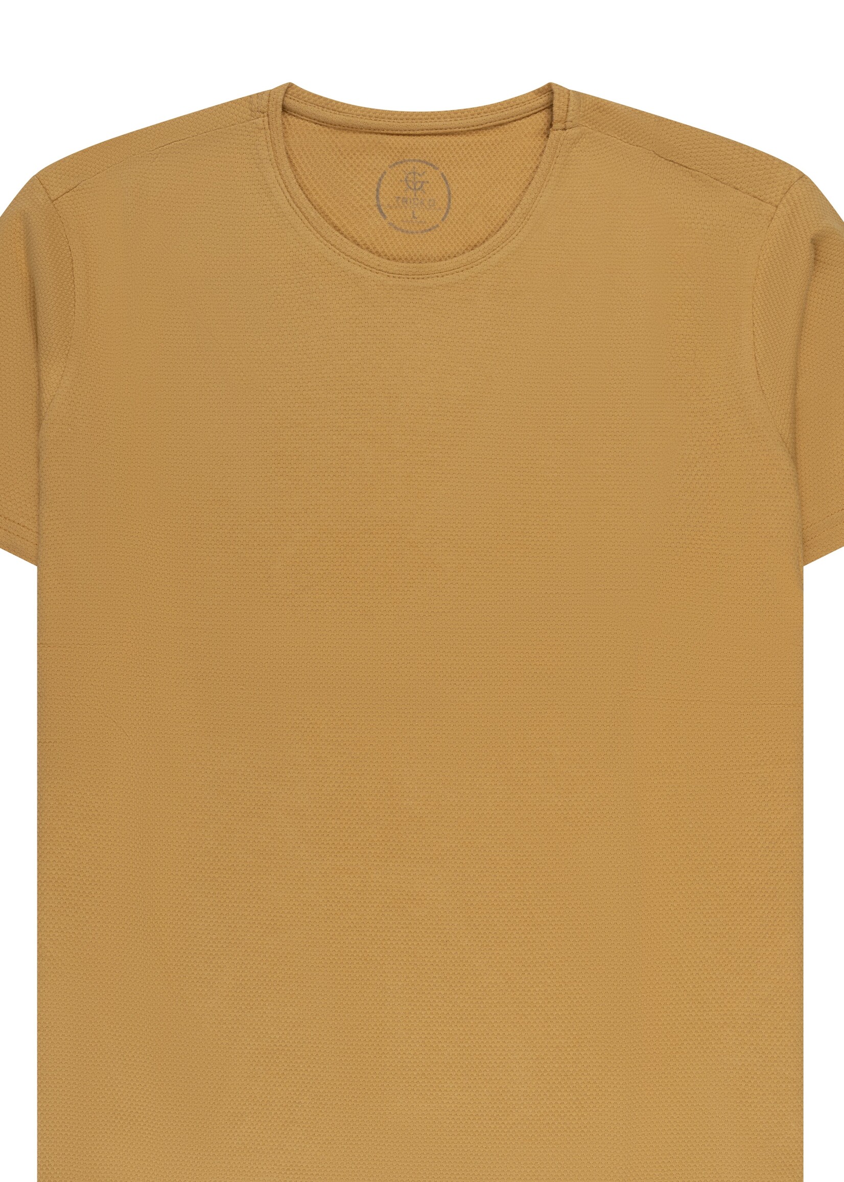 Legend Style Basic T-shirt donker geel - Slim Fit