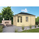 Blokhut - Tuinhuis 28mm Sigrid met aanbouw Blokhut - Tuinhuis 28mm Sigrid met aanbouw
