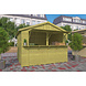 Kiosk 16mmgeimpregneerd Santa 300x246cm incl. vloer Kiosk 16mmgeimpregneerd Santa 300x246cm incl. vloer