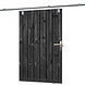 Tuindeco Tuindeur schuifsysteem 15 planks Tuindeco Tuindeur schuifsysteem 15 planks