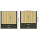 Tuindeco Hout-betonsysteem Geul AC speciaal palen met diamantkop voor 2 gladde platen + 2 afdekkers / 2 smalle motiefplaten + 1 afdekker (beide voor 150cm scherm) Tuindeco Hout-betonsysteem Geul AC speciaal palen met diamantkop voor 2 gladde platen + 2 afdekkers / 2 smalle motiefplaten + 1 afdekker (beide voor 150cm scherm)