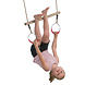 Ring met trapeze, touwlengte 200cm Ring met trapeze, touwlengte 200cm