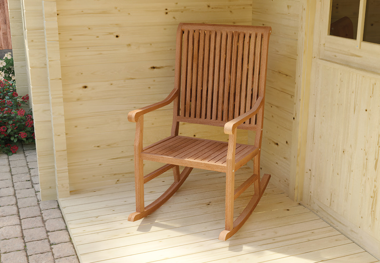 kust Zaailing Uitrusting Hardhouten meubelen Teak schommelstoel Afmeting: L117xB89xH93cm - Robben  Buitenleven