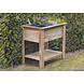 Moestuintafel met opbergplank en 6 plastic bakken L85xB60xH82cm Moestuintafel met opbergplank en 6 plastic bakken L85xB60xH82cm