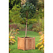 Bloembak teak Lombok L45xB45xH47cm Bloembak teak Lombok L45xB45xH47cm