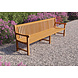 Teak parkbank Norwich 250cm met extra midden poten Afmeting: L250xH90cm Teak parkbank Norwich 250cm met extra midden poten Afmeting: L250xH90cm