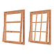 Douglas raam incl. 2 soorten roedes Douglas raam incl. 2 soorten roedes