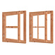 Douglas raam incl. 2 soorten roedes Douglas raam incl. 2 soorten roedes
