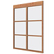 Glaswand De Luxe onbehandeld Lariks Glaswand De Luxe onbehandeld Lariks