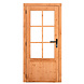 Red Class Wood glas deur incl zwart beslag Red Class Wood glas deur incl zwart beslag