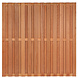 Tuindeco Tuinscherm hardhout Leeuwarden 180x180cm 23 pl Tuindeco Tuinscherm hardhout Leeuwarden 180x180cm 23 pl