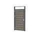 Woodvision Aluminium kozijnset, 2 palen + 1 bovenregel t.b.v composiet deur. Woodvision Aluminium kozijnset, 2 palen + 1 bovenregel t.b.v composiet deur.