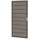 Woodvision Composiet deur met houtmotief in aluminium frame 90 x 183 cm, grijs. Woodvision Composiet deur met houtmotief in aluminium frame 90 x 183 cm, grijs.