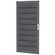 Woodvision Composiet deur met houtmotief in aluminium frame 90 x 183 cm, antraciet. Woodvision Composiet deur met houtmotief in aluminium frame 90 x 183 cm, antraciet.
