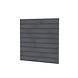 Woodvision Composiet scherm houtmotief, 181,5 x 181,5 cm antraciet. Woodvision Composiet scherm houtmotief, 181,5 x 181,5 cm antraciet.