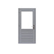 Woodvision Hardhouten enkele 1-ruits glasdeur Prestige met dubbelglas, rechtsdraaiend, 109 x 221 cm, grijs gegrond. Woodvision Hardhouten enkele 1-ruits glasdeur Prestige met dubbelglas, rechtsdraaiend, 109 x 221 cm, grijs gegrond.
