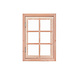 Woodvision Douglas 6-ruits uitzetraam, 91 x 74 cm, onbehandeld. Woodvision Douglas 6-ruits uitzetraam, 91 x 74 cm, onbehandeld.