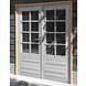 Woodvision Douglas stelkozijn universeel t.b.v. enkele of dubbele deur, onbehandeld. Woodvision Douglas stelkozijn universeel t.b.v. enkele of dubbele deur, onbehandeld.