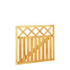 Woodvision Rechthekpoort met trellis 100 x 90 cm. Woodvision Rechthekpoort met trellis 100 x 90 cm.