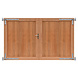 Woodvision Hardhouten dubbele toegangspoort, verticaal, 300 x 180 cm incl. beslag. Woodvision Hardhouten dubbele toegangspoort, verticaal, 300 x 180 cm incl. beslag.