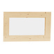 Woodvision Vuren vast raam met melkglas, 72 x 45 cm, onbehandeld. Woodvision Vuren vast raam met melkglas, 72 x 45 cm, onbehandeld.