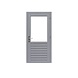 Woodvision Hardhouten enkele 1-ruits glasdeur Prestige met dubbelglas, rechtsdraaiend, 109 x 221 cm, grijs gegrond. Woodvision Hardhouten enkele 1-ruits glasdeur Prestige met dubbelglas, rechtsdraaiend, 109 x 221 cm, grijs gegrond.