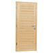 Woodvision Vuren enkele dichte opdekdeur met 5-puntssluiting, linksdraaiend, 90 x 201 cm, onbehandeld. Woodvision Vuren enkele dichte opdekdeur met 5-puntssluiting, linksdraaiend, 90 x 201 cm, onbehandeld.