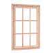 Woodvision Douglas 9-ruits uitzetraam, 91 x 136 cm, onbehandeld. Woodvision Douglas 9-ruits uitzetraam, 91 x 136 cm, onbehandeld.