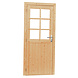 Woodvision Vuren enkele 6-ruits deur inclusief kozijn, linksdraaiend, 90 x 201 cm, onbehandeld. Woodvision Vuren enkele 6-ruits deur inclusief kozijn, linksdraaiend, 90 x 201 cm, onbehandeld.