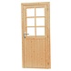 Woodvision Vuren enkele 6-ruits deur inclusief kozijn, rechtsdraaiend, 90 x 201 cm, onbehandeld. Woodvision Vuren enkele 6-ruits deur inclusief kozijn, rechtsdraaiend, 90 x 201 cm, onbehandeld.