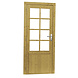 Woodvision Vuren enkele 8-ruits deur inclusief kozijn, linksdraaiend, 90 x 201 cm, groen geïmpregneerd. Woodvision Vuren enkele 8-ruits deur inclusief kozijn, linksdraaiend, 90 x 201 cm, groen geïmpregneerd.