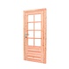 Woodvision Douglas enkele 8-ruits deur inclusief kozijn, rechtsdraaiend, 90 x 201 cm, kleurloos geïmpregneerd. Woodvision Douglas enkele 8-ruits deur inclusief kozijn, rechtsdraaiend, 90 x 201 cm, kleurloos geïmpregneerd.